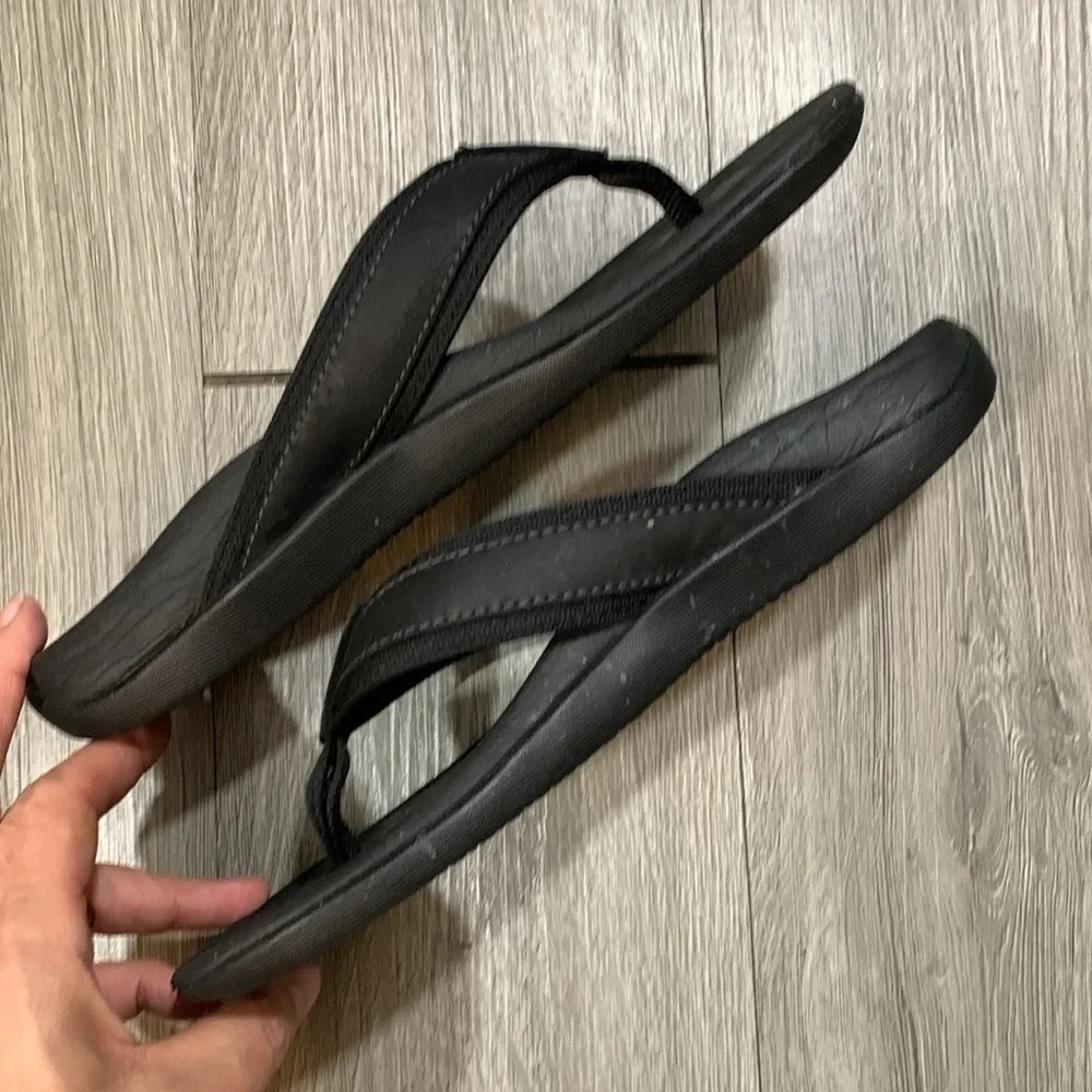 Vionic Black Thong Style Flip-Flop Sandals‎ size 7
